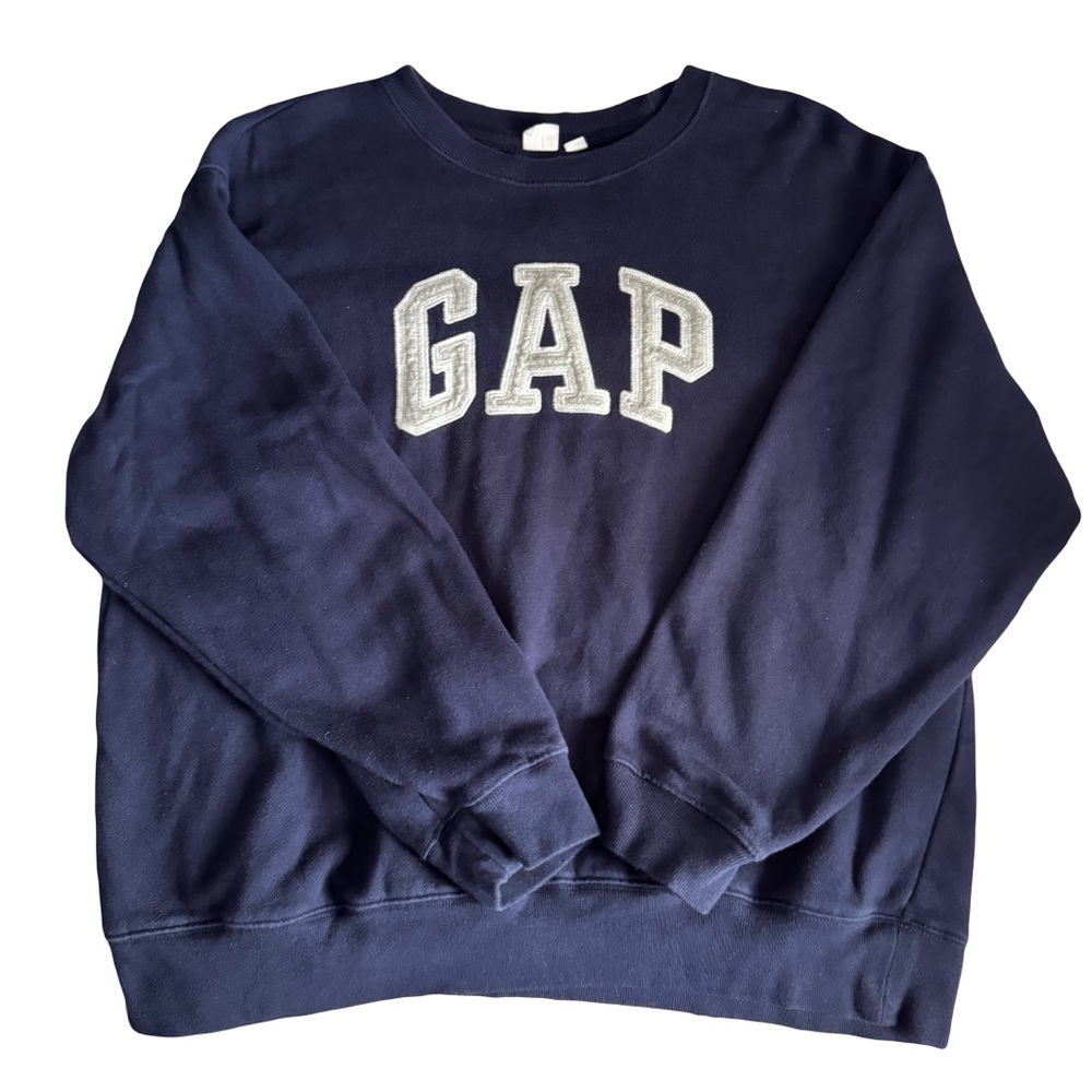 GAP Men's Dark Blue Crewneck Sweater